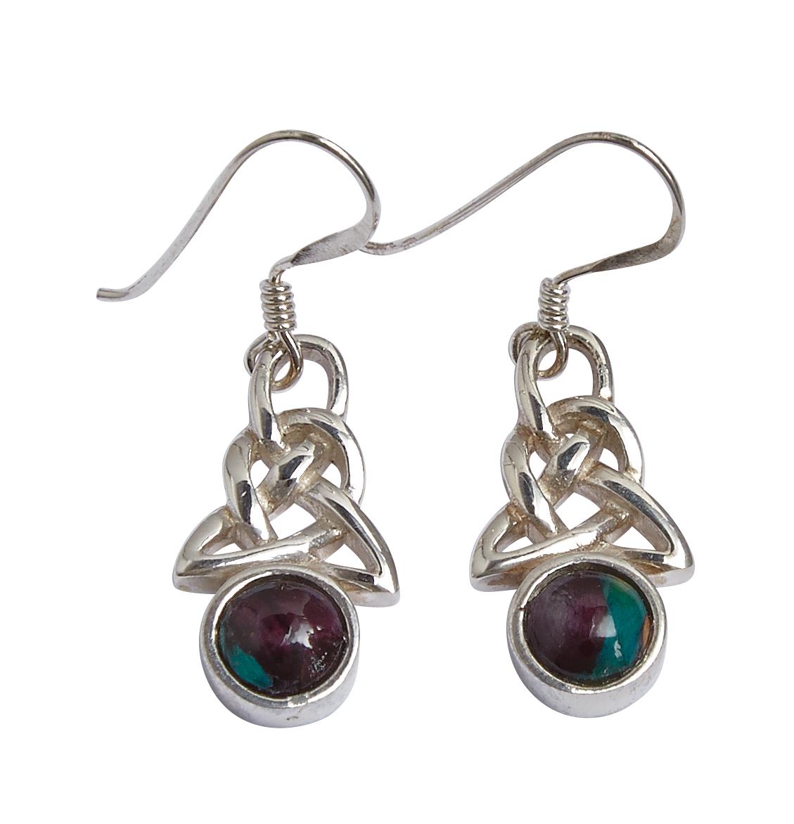 Celtic Heathergem Earrings | The Scottish Company | Toronto