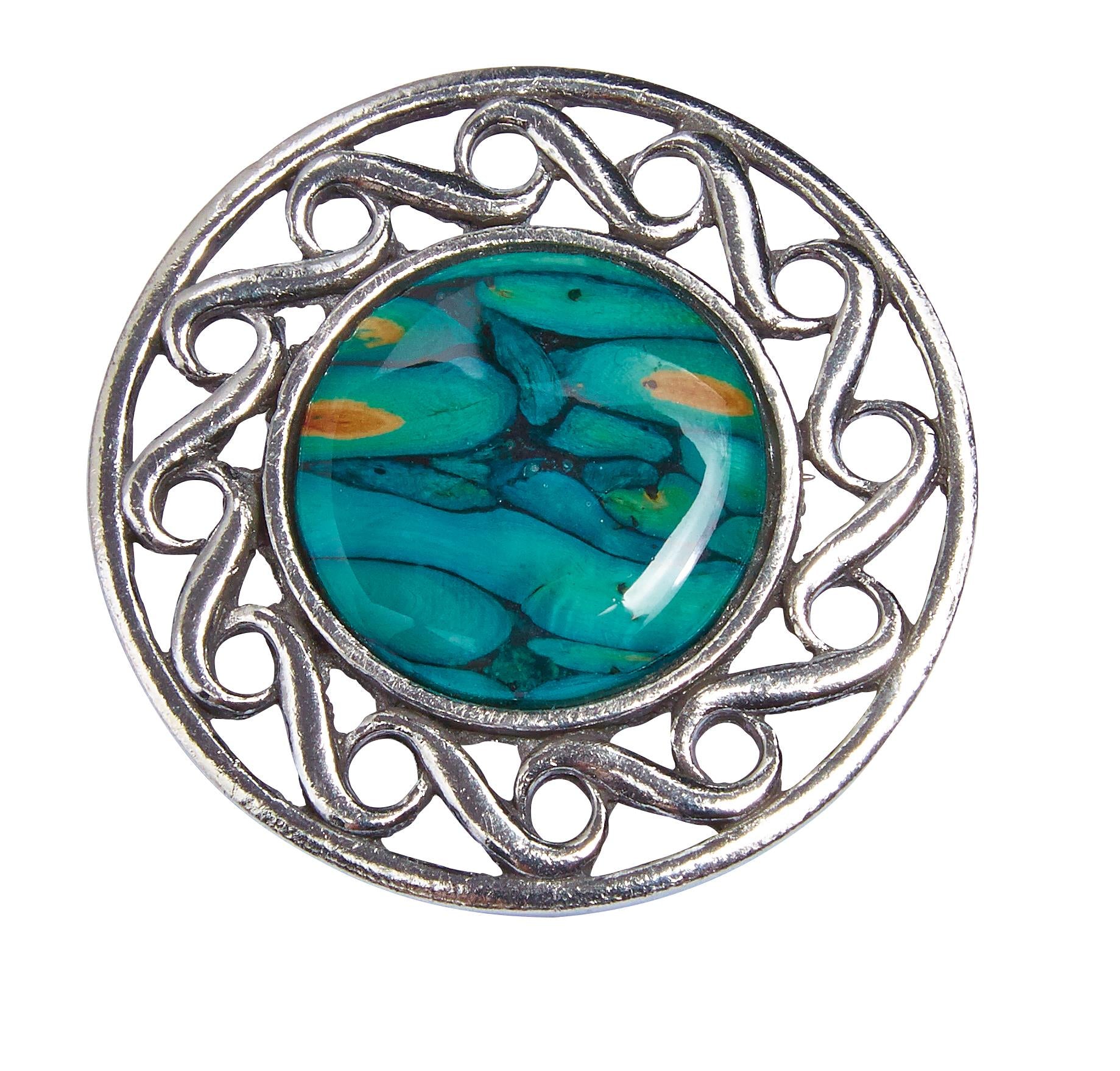 Heathergems Celtic Swirl Brooch | The Scottish Company | Toronto