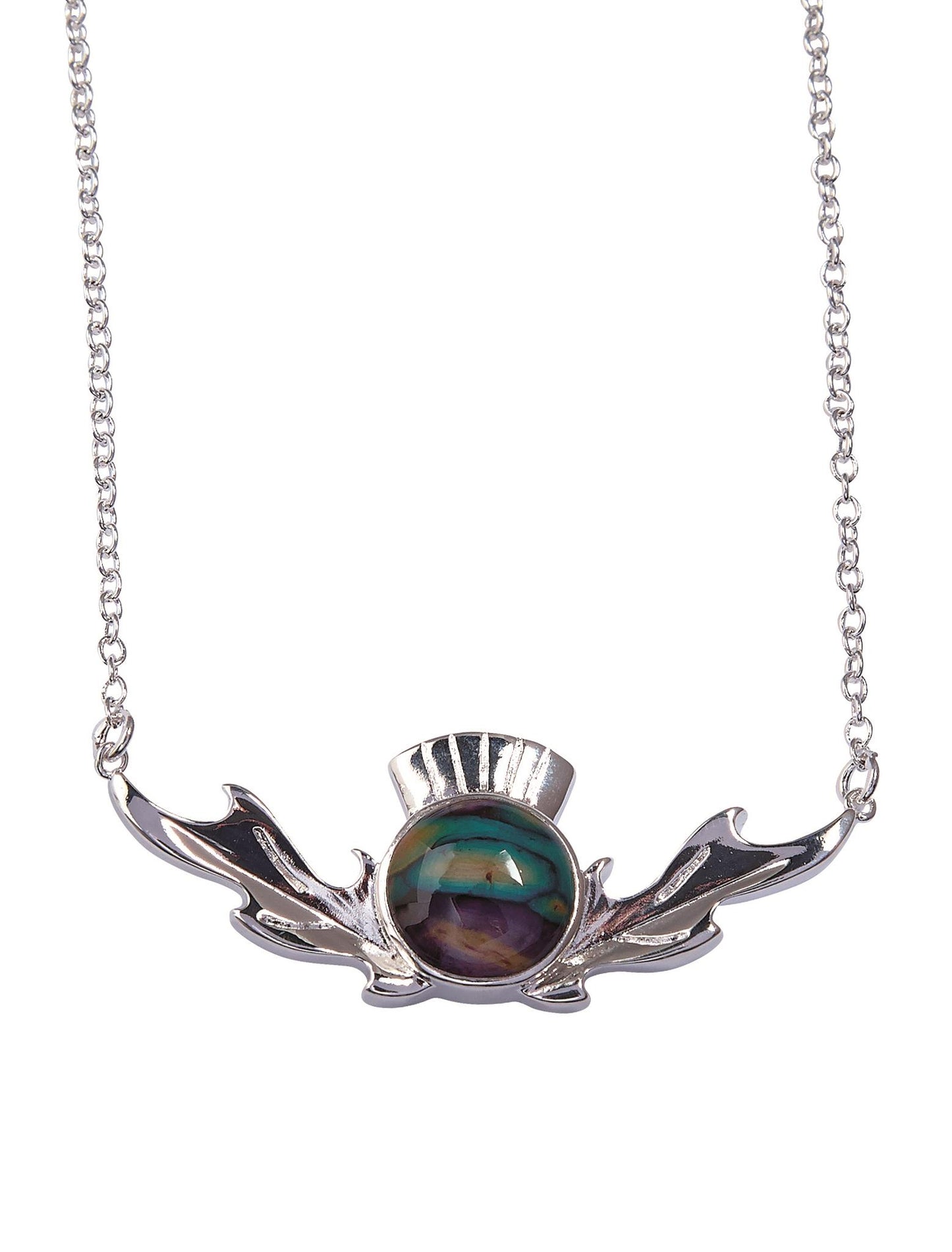 Thistle Heathergem Necklace | The Scottish Company | Toronto