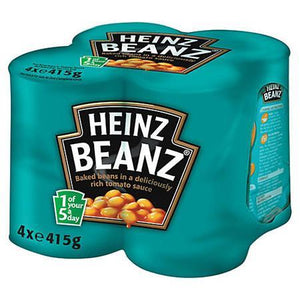 Heinz 4 Pack of Baked Beans in Tomato Sauce | The Scottish Company