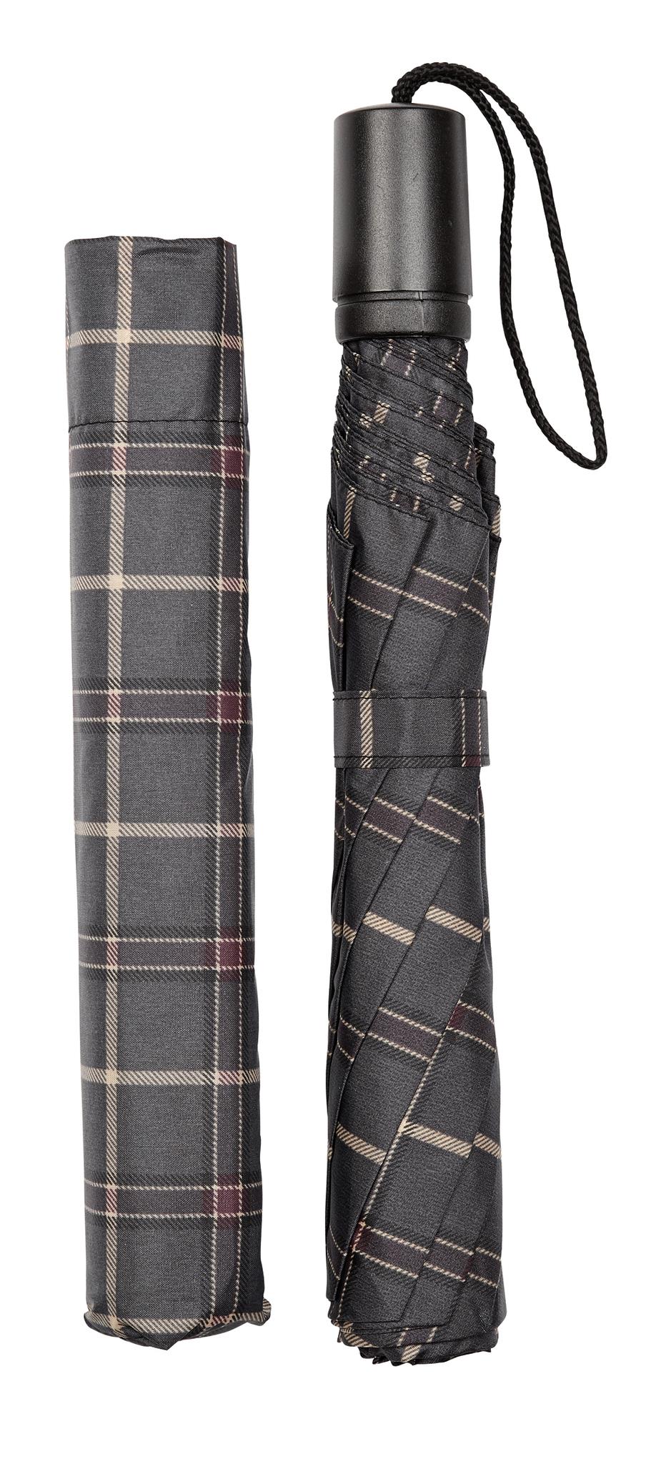 Grey Tartan Umbrella