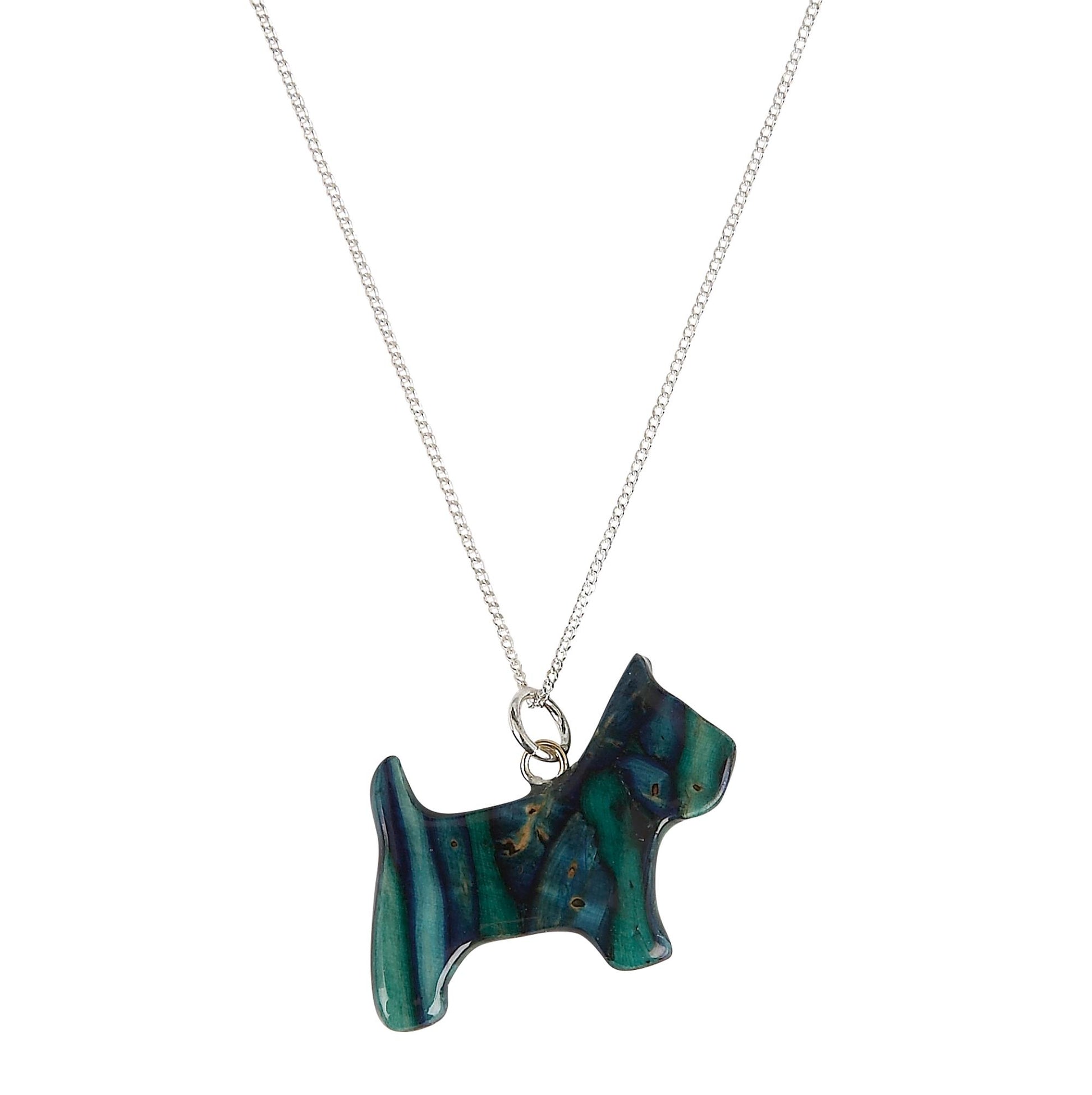 Scottie Dog Heathergem Necklace | The Scottish Company | Toronto