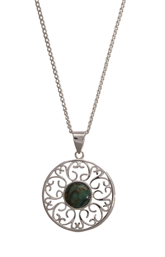 Heathergem Ochil silver-plated Pendant | The Scottish Company | Toronto