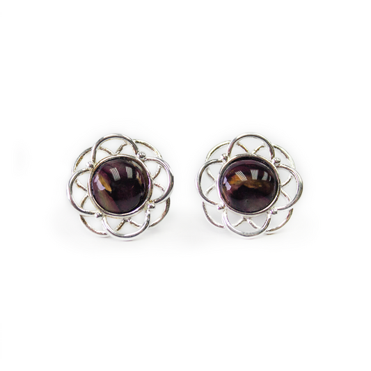 Heathergems Mor Stud Earrings | The Scottish Company | Toronto