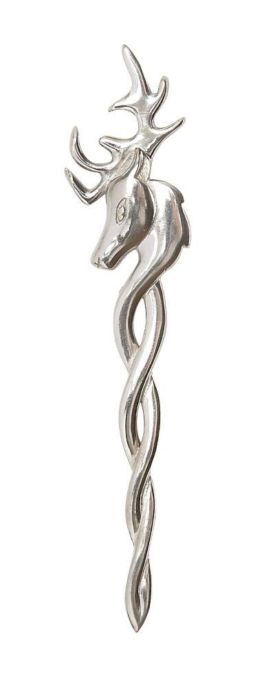 Kilt Pin | Celtic Weave Stag