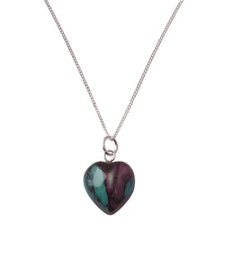 Wee Heart Heathergem Silver Pendant | The Scottish Company | Toronto