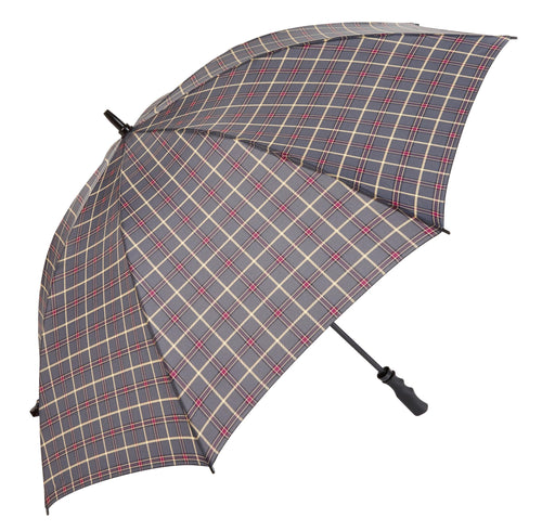 Grey and Purple Tartan Golf Umbrella | The Scottish Company | Toronto Canada