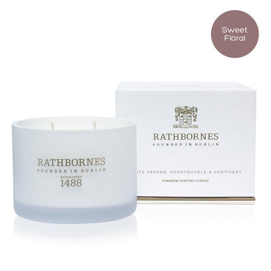 Rathbornes White Pepper Classic Candle | The Scottish Company