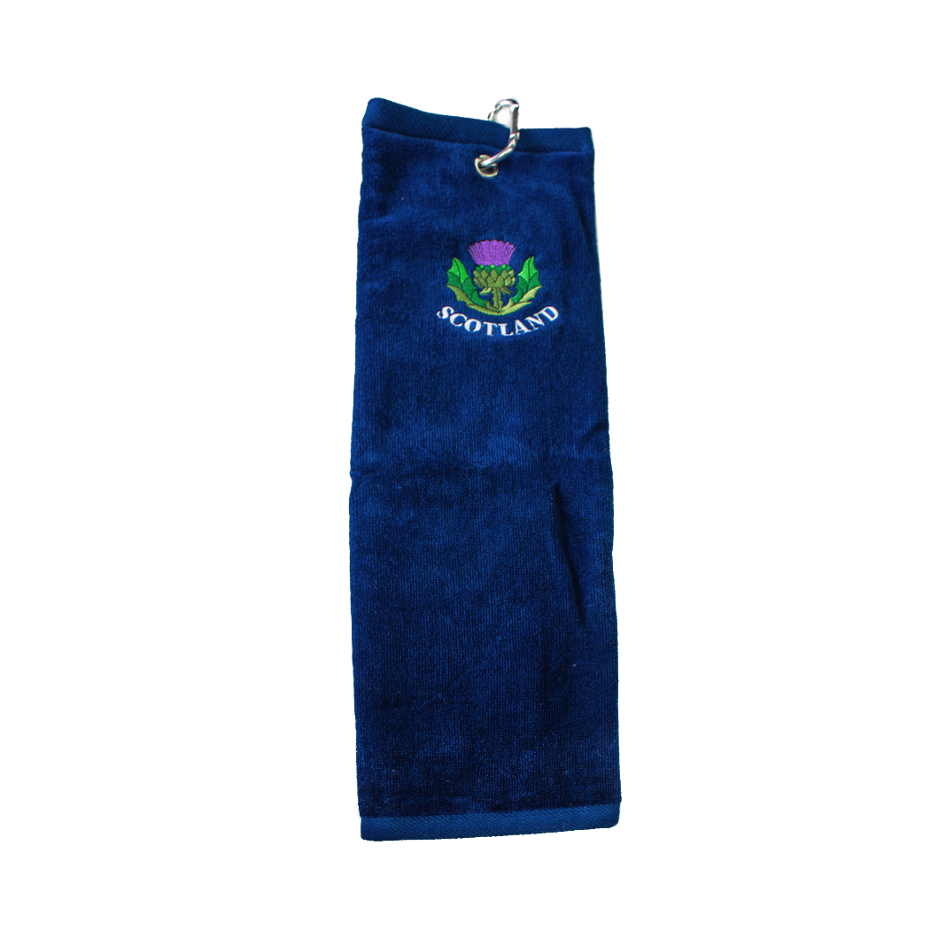 Blue Scotland Golf Towel | The Scottish Company | Toronto