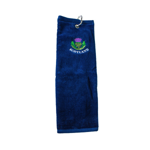 Blue Scotland Golf Towel | The Scottish Company | Toronto