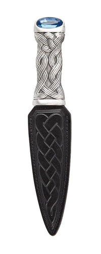 Sgian Dubh with Celtic Design in Pewter | The Scottish Company