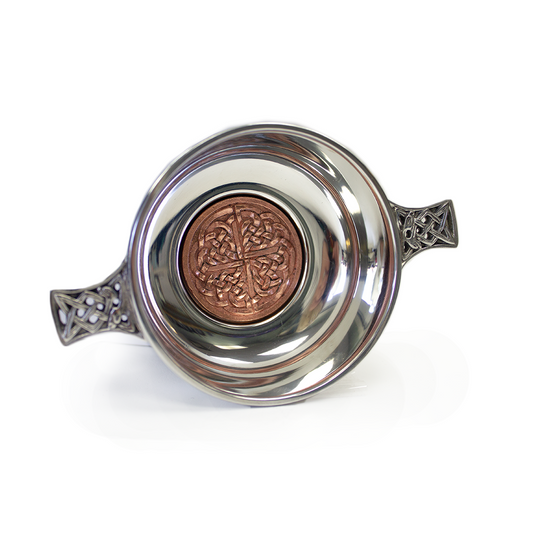 3.5" Copper Bottom Pewter Quaich | The Scottish Company | Toronto