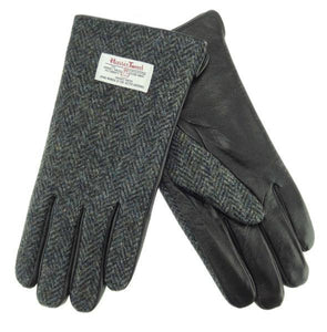 Harris Tweed & Leather Men's Gloves