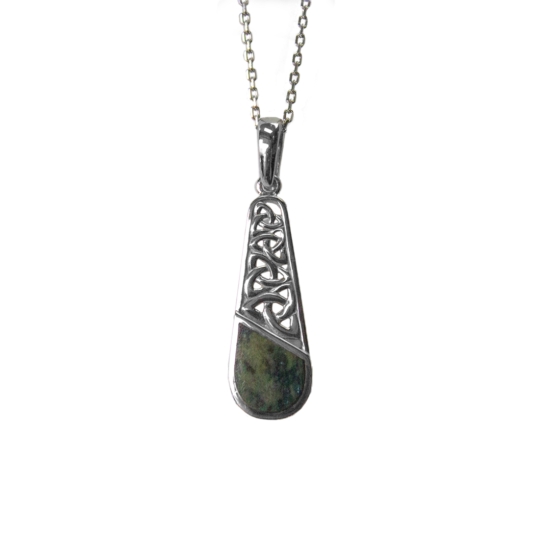 Solvar | Sterling Silver Connemara Trinity Pendant