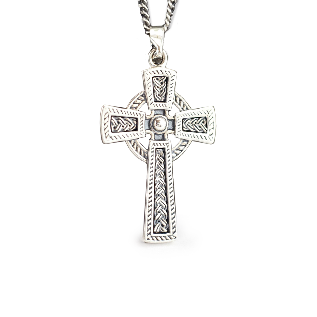 Solvar Silver Celtic Cross | The Scottish Company