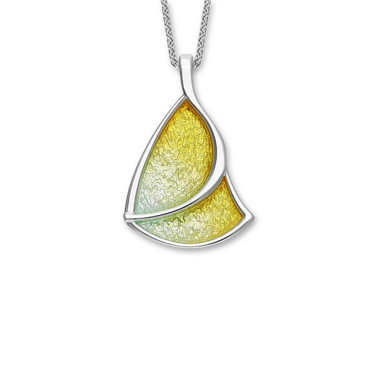 Ortak Haven silver & enamel pendant | The Scottish Company