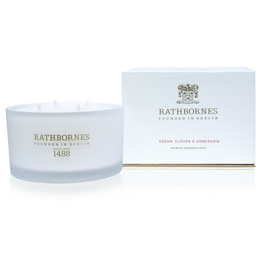 Rathbornes 1488 Dublin Tea Rose, Oud & Patchouli Candle | The Scottish Company | Toronto