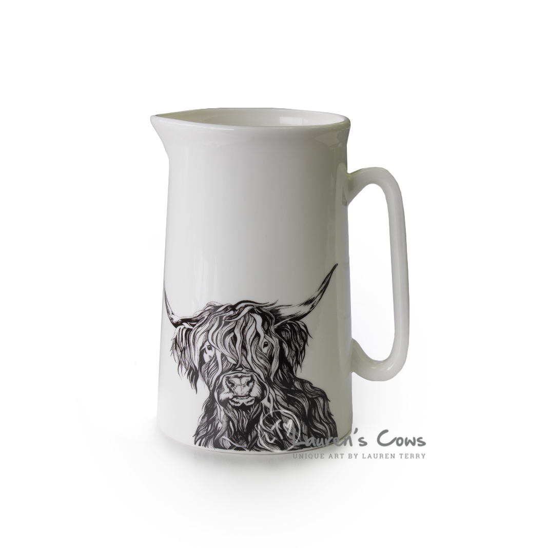 Lauren's Cows Highland Cow Milk Jug | The Scottish Company | Toronto