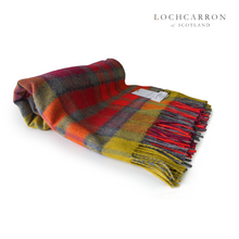 Lochcarron Buchanan Berry Tartan Blanket | The Scottish Company | Toronto