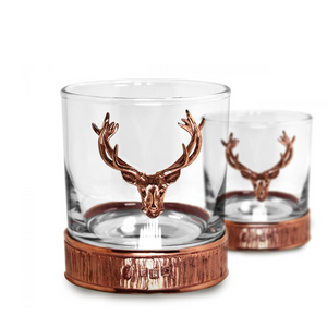 Copper Glass Tumber Set with Stag Detailing | The Scottish Company | Toronto