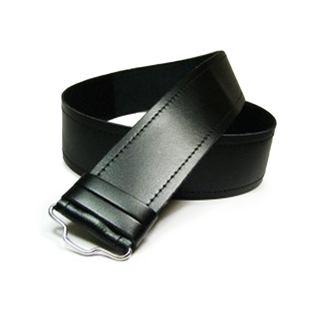 Plain Black Leather Hide Belt | The Scottish Company | Toronto