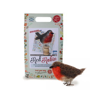 Needle Felting Kit-Red Robin | The Scottish Company | Toronto