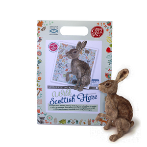 Needle Felting Kit-Wild Scottish Hare | The Scottish Company | Toronto