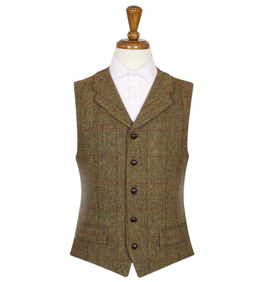 Bucktrout Angus Harris Tweed Vest | The Scottish Company