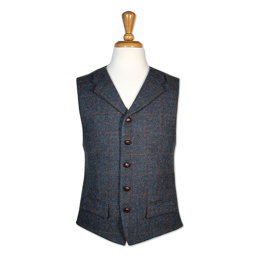 Bucktrout Angus Harris Tweed Vest | The Scottish Company