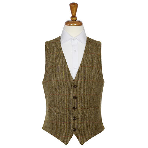 Bucktrout Iain Harris Tweed Vest | The Scottish Company