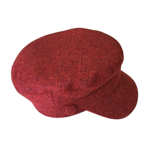 Hanna Hat Wild Atlantic Red Skipper Hat | The Scottish Company