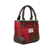 Bucktrout York Handbag Harris Tweed Red | The Scottish Company