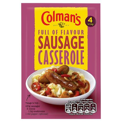 Colman's Sausage Casserole Seasoning Mix | The Scottish Company 