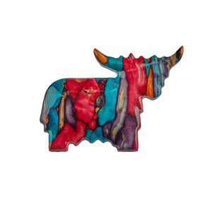 Heathergems | Highland Cow Brooch