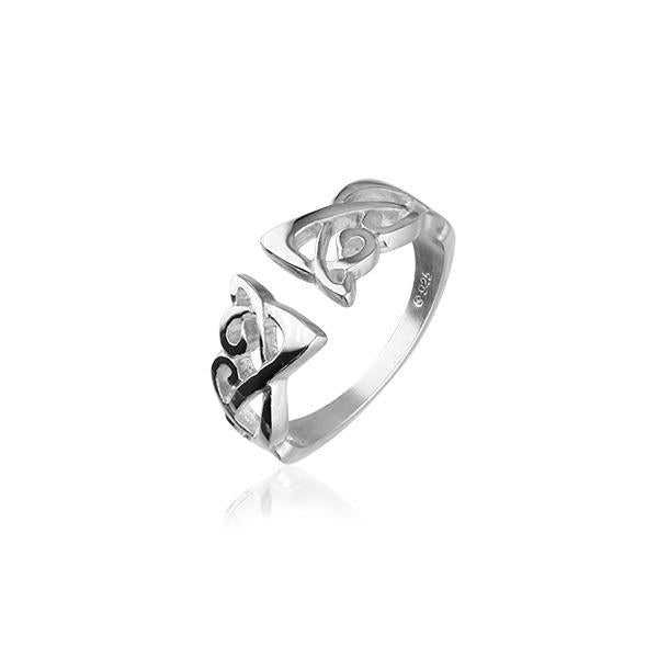 Ortak Archibald Knox style silver ring | The Scottish Company