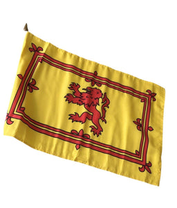 Lion Rampant Flag 18" x 12" on stick | The Scottish Company