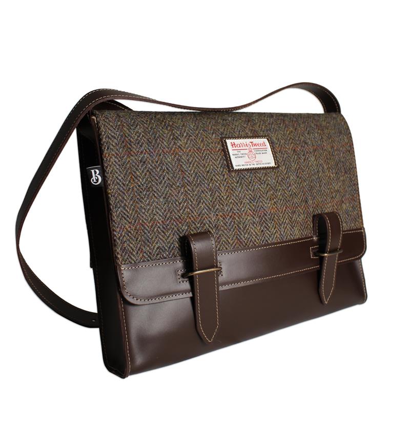 Bucktrout Harris Tweed Messenger Bag | The Scottish Company