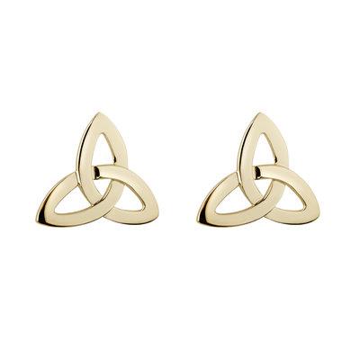 Solvar, Trinity Knot Earrings, 14K Gold | The Scottish Company, Toronto, Canada 