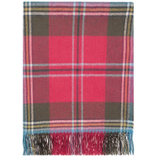 Lochcarron MacLean of Duart Weathered tartan lambswool blanket | The Scottish Company