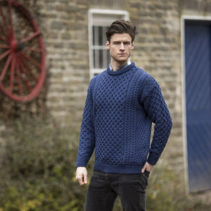 West End Knitwear Aran Knit sweater | The Scottish Company