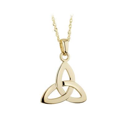 Solvar, Trinity Knot Necklace, 14K Gold | The Scottish Company, Toronto, Canada