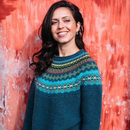Eribe Stoneybrek Merino Wool Sweater - Jade | The Scottish Company