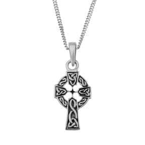 Celtic Cross Silver Pendant | The Scottish Company 