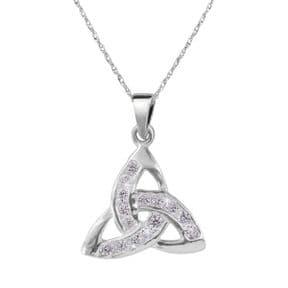 Trinity Knot Silver Pendant | The Scottish Company