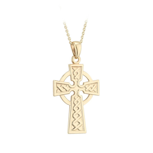 Solvar 10K Gold Celtic Cross | The Scottish Company