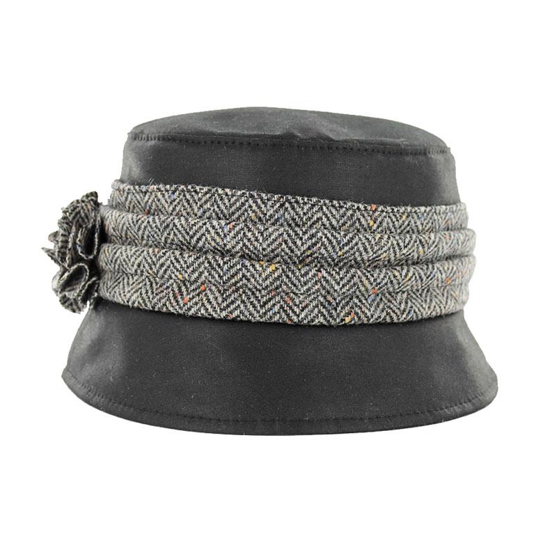 Mucros Kate waxed black hat | The Scottish Company