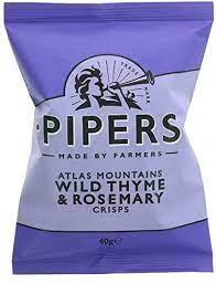 Pipers | Thyme & Rosemary Crisps | 150g