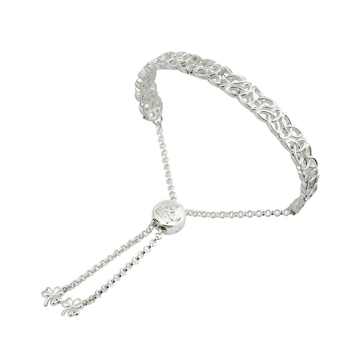 Solvar Trinity Knot drawstring bangle | The Scottish Company