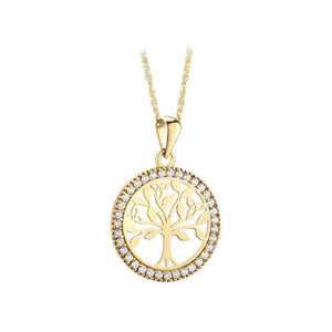 Solvar 10k gold Tree of Life Pendant | The Scottish Company