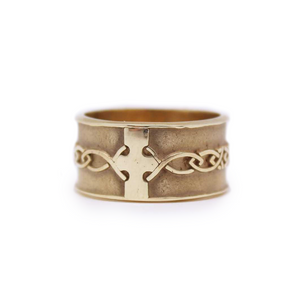 Ring | Gold Celtic Weave Wedding Band